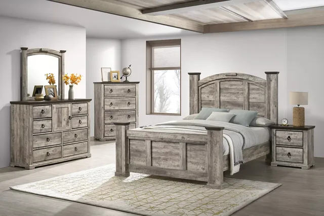 Bedroom Furniture gray 81.1" 65.5"