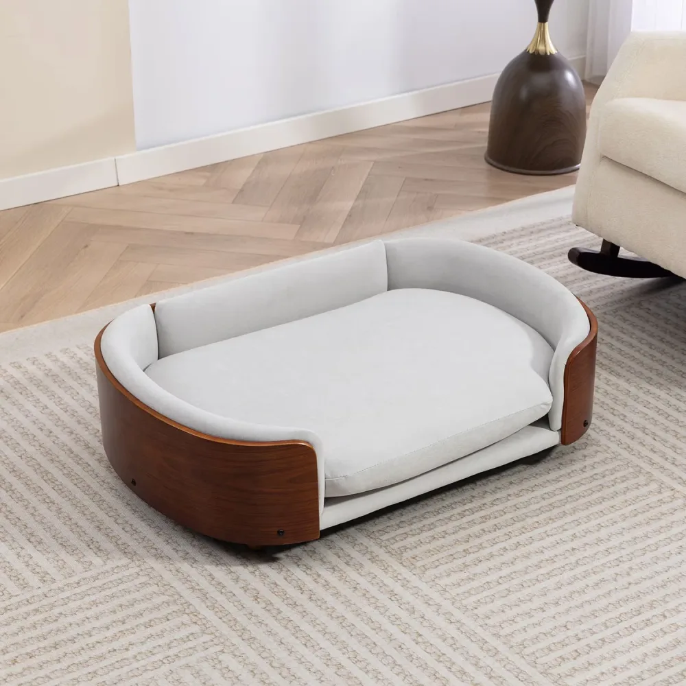 Dog Bed 38" black blue