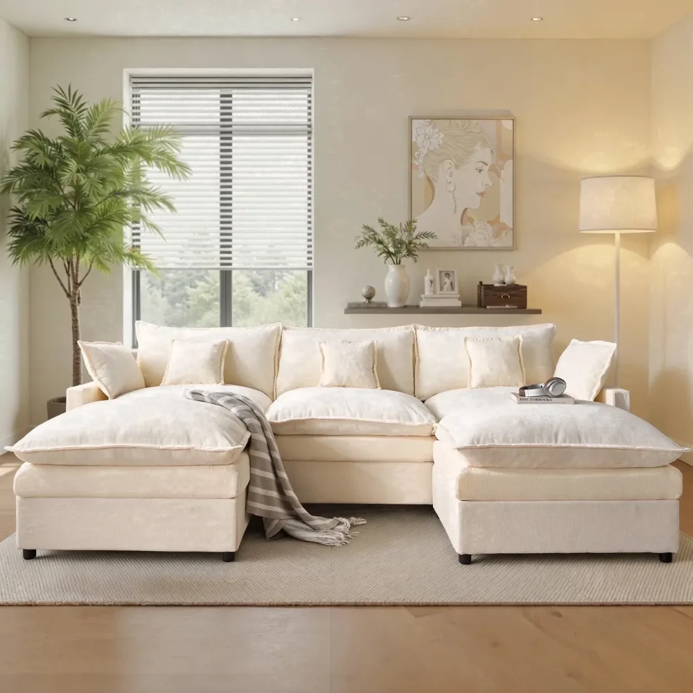 Living Room 108" beige 26"