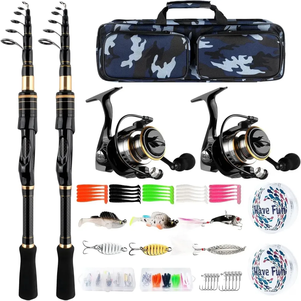 Rod Reel 2pack 6.89ft 17.3inches