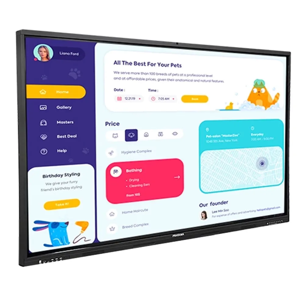 General Classroom 65 inches bluetooth 3.5mm