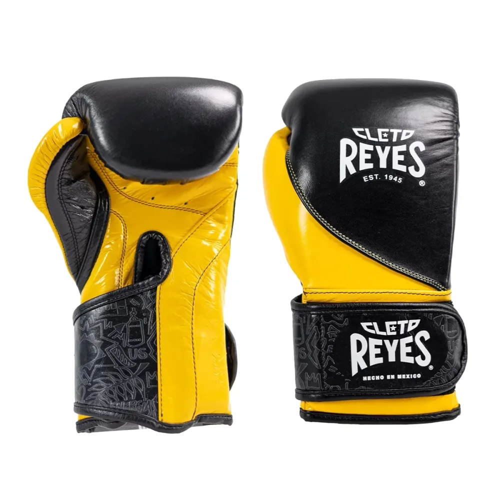 Boxing Gloves 16 oz black yellow