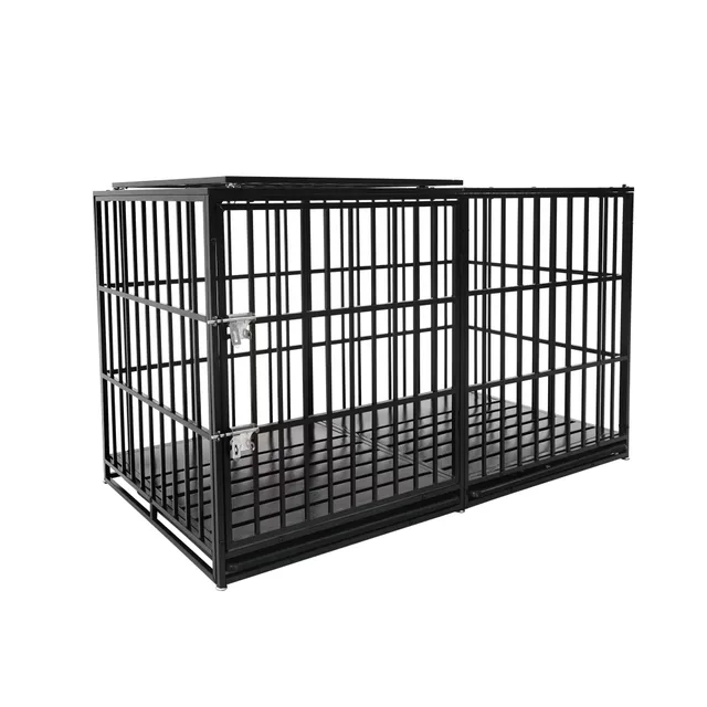 Dog Crate 61" heavy-duty black