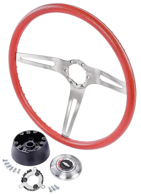 Steering Wheel red 15 in