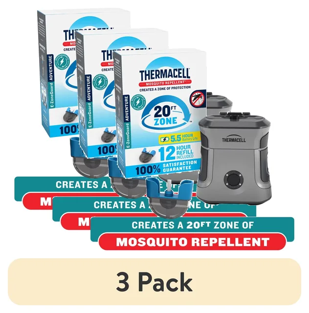 Mosquito 3 pack rechargeable 20ft