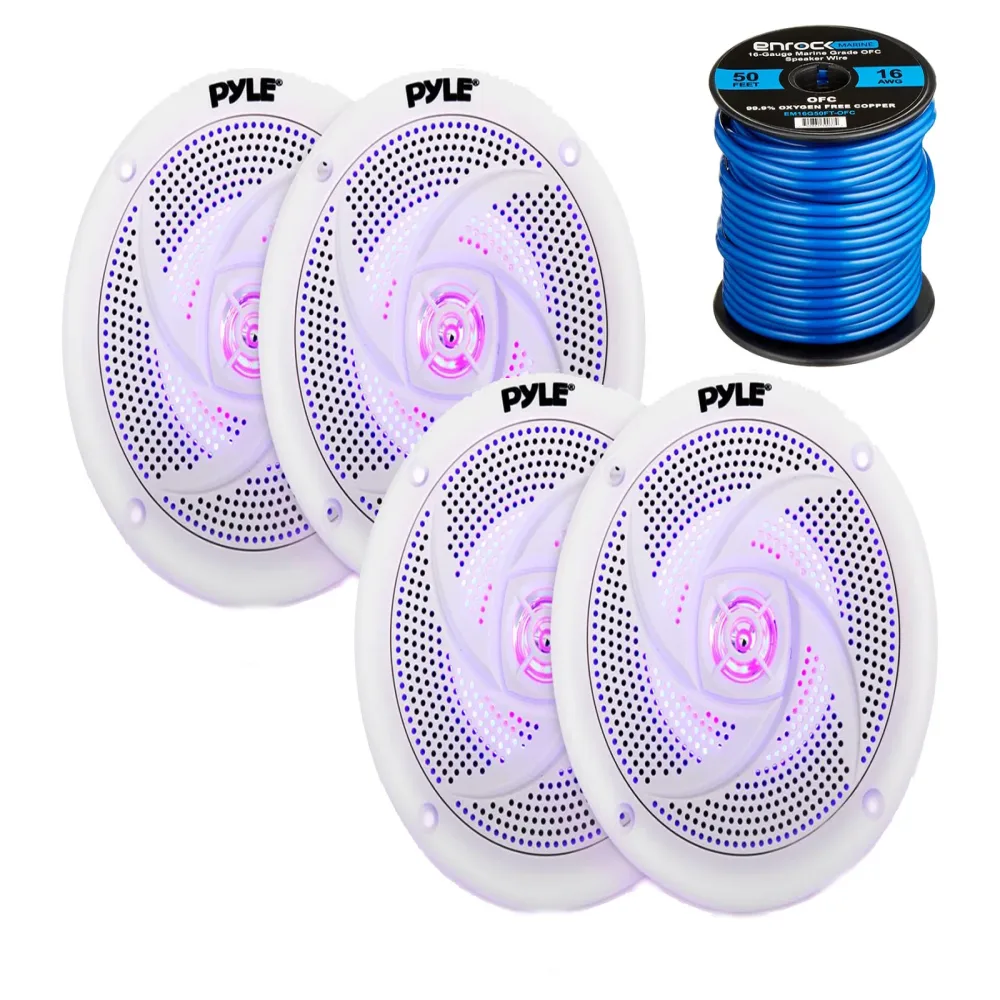 Speaker Wire 6.5" 50 foot led