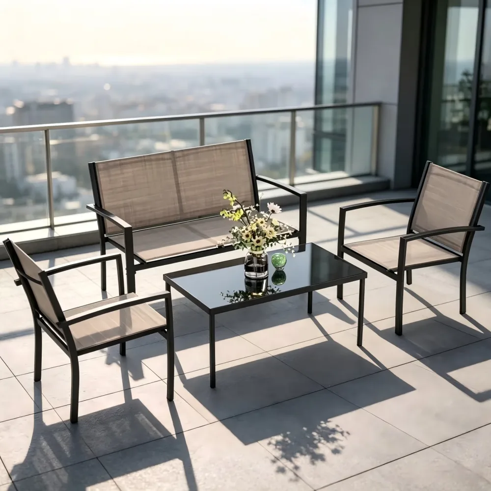 Patio black beige 36"