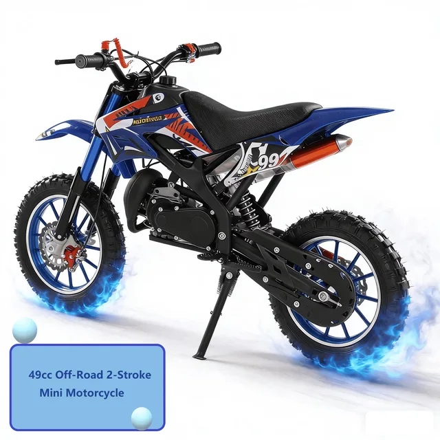 Dirt Bike 10" 330lbs blue