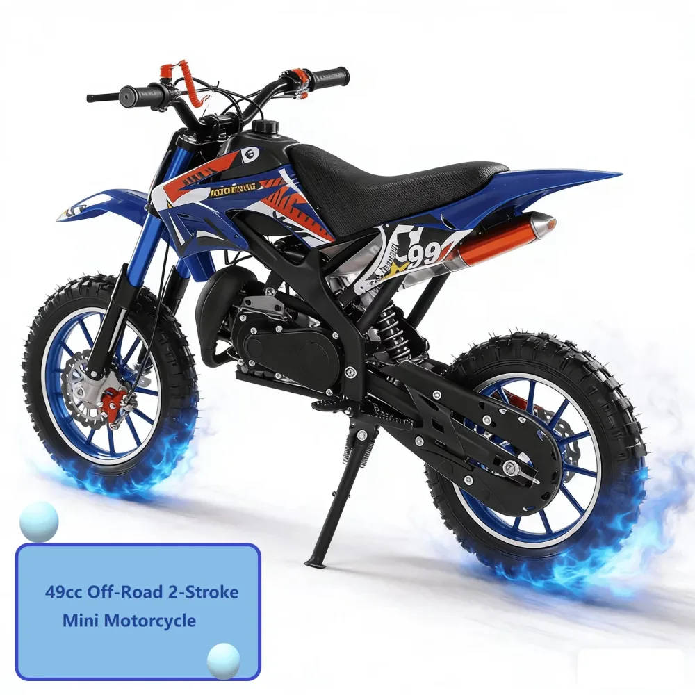 Dirt Bike 10" 330lbs blue