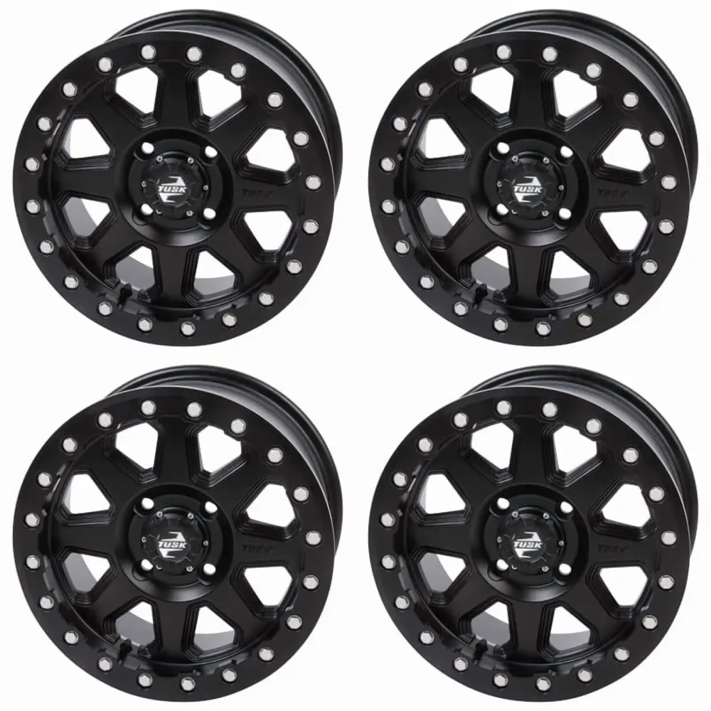Beadlock Wheel 4 pack black 16"