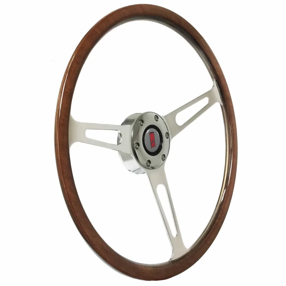 Wood Steering 15 inch 70mm 15"