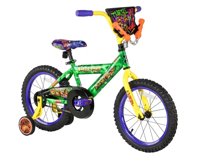Bike 16" adjustable green