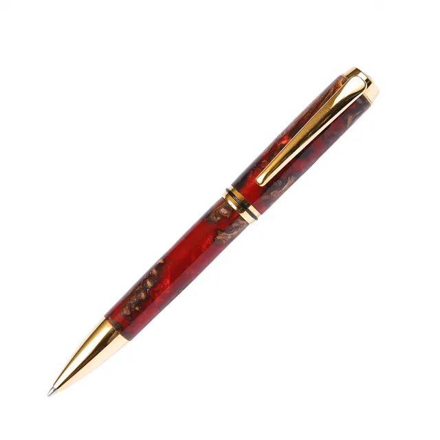 Point Pen red silver