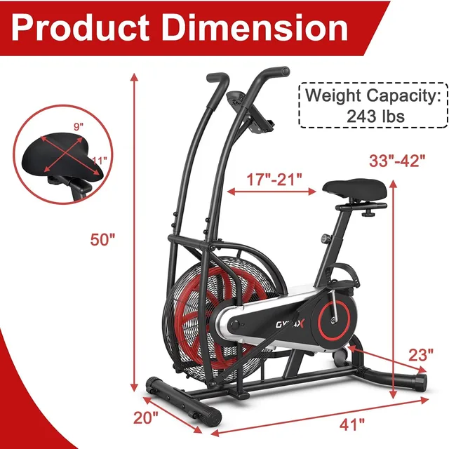 Gym Cardio adjustable 41" 23'