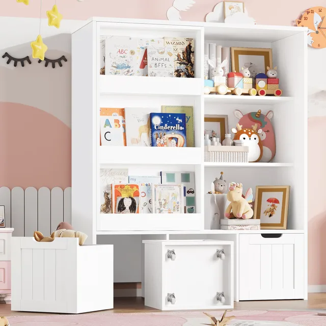 Toy Storage white 39.4" 14.6"