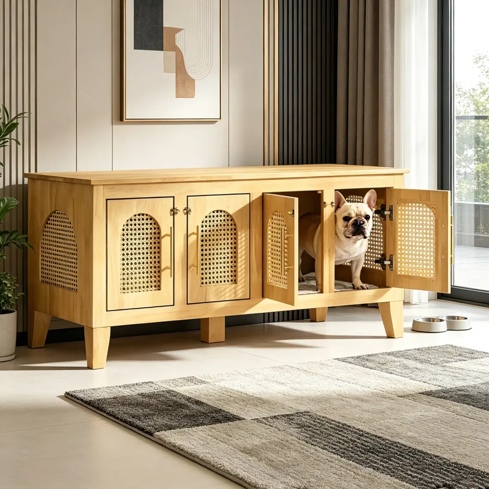 Dog Crate 40 lbs white