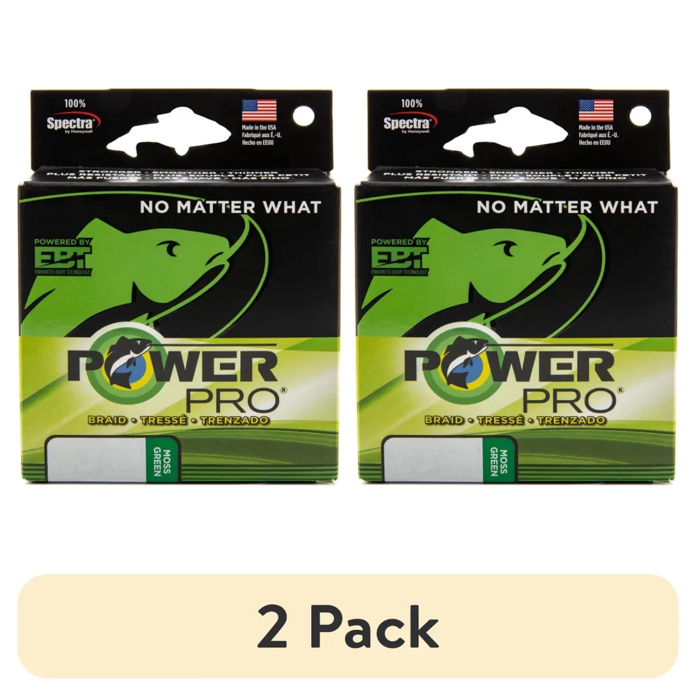 Braided Fishing 2 pack 10lb green