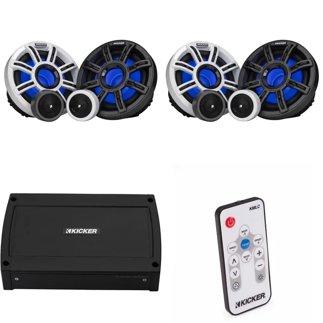 Speaker 2 pair 6.5" led