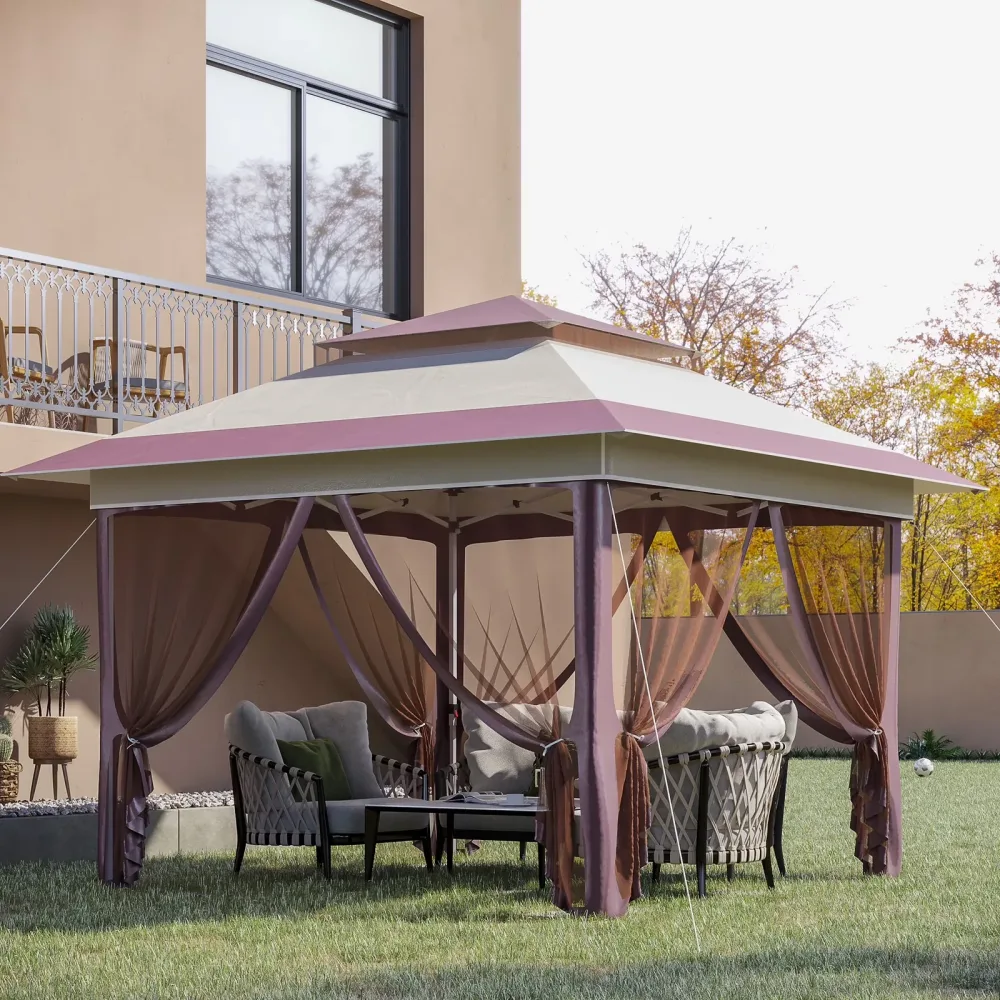 Canopies & Utility 12' beige foldable