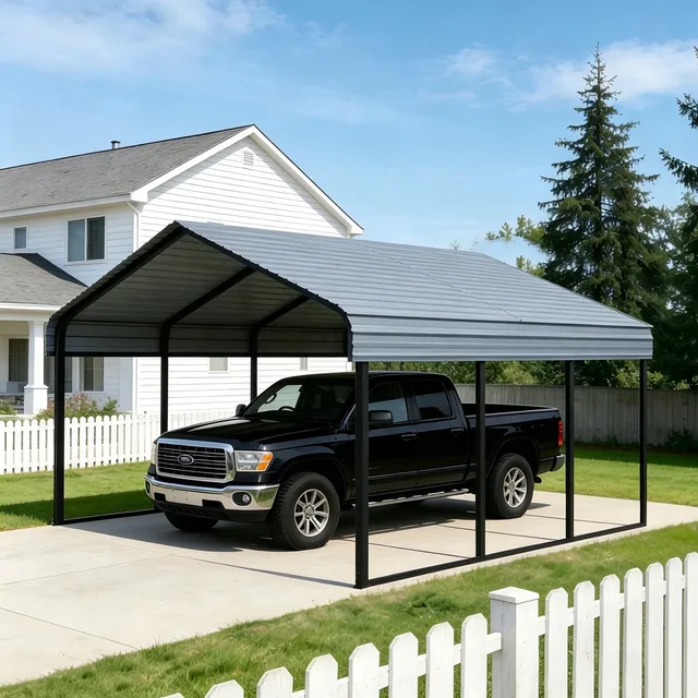 Metal Carport portable 0.8mm weatherproof