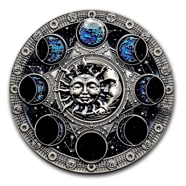 Box 2 oz silver blue
