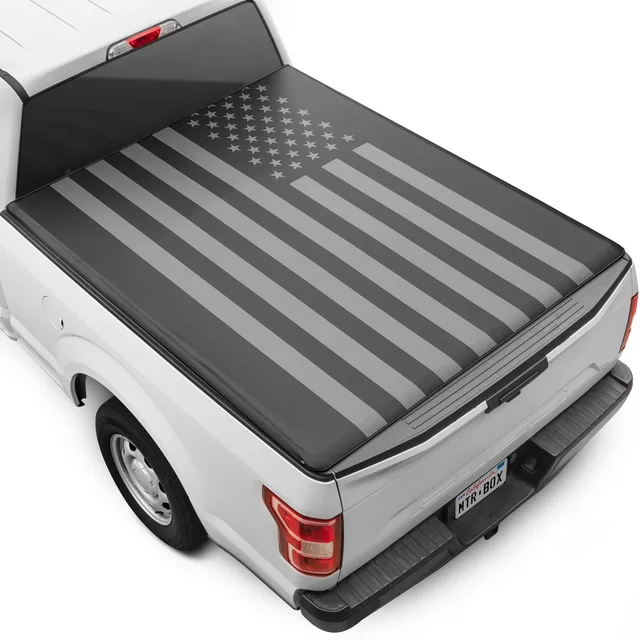 Tonneau Cover 6.4 ft 6.5 ft black