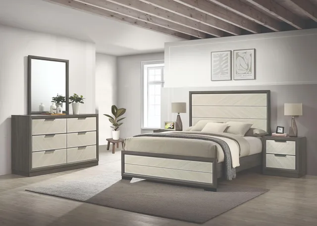 Furniture white grey 23"
