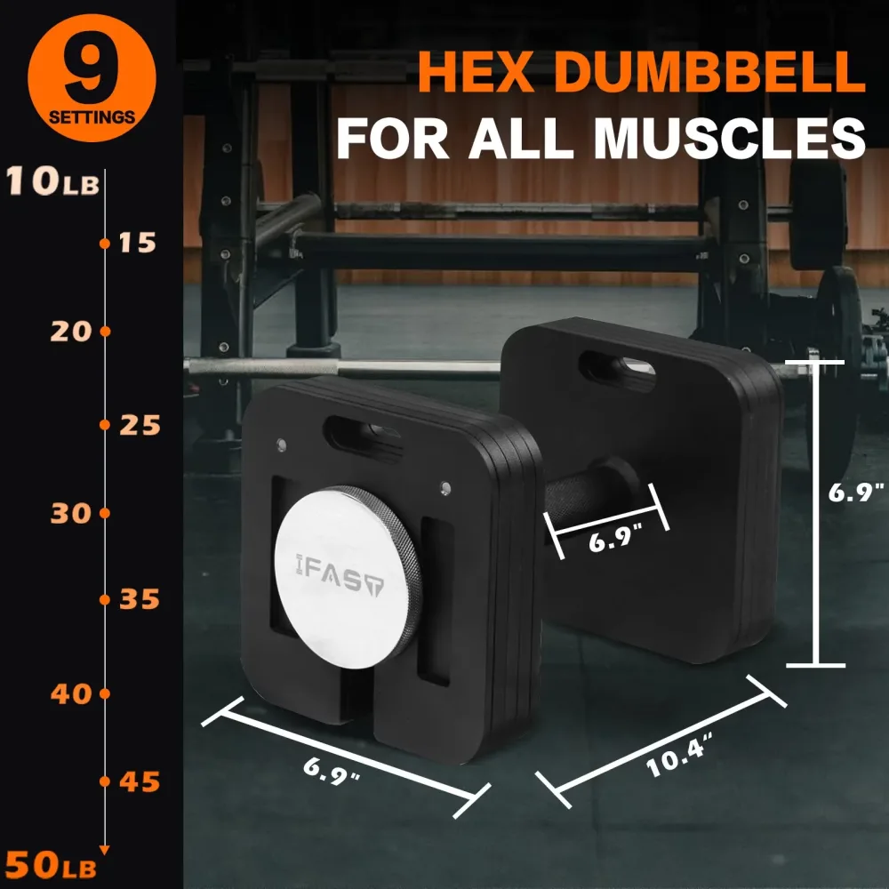 Adjustable Weight 9 in 50lbs
