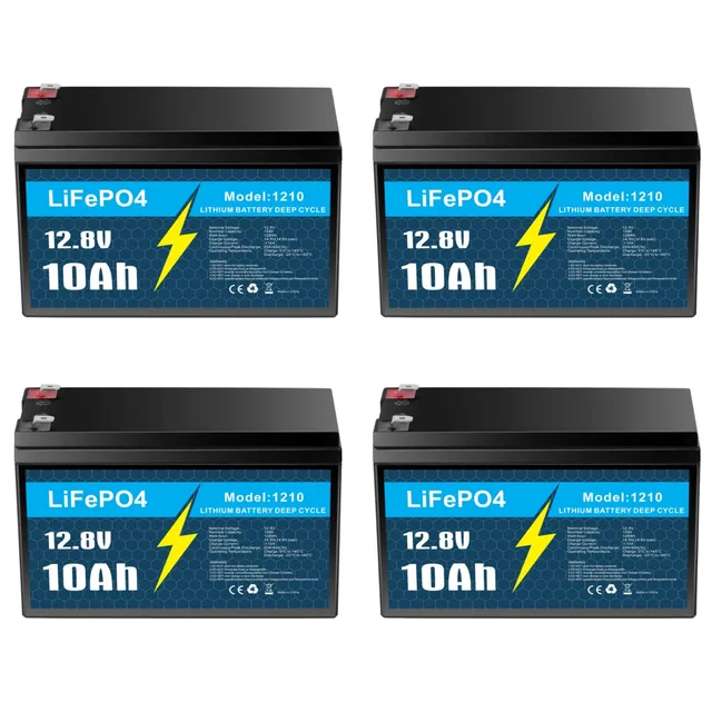 Lithium Battery 4 pack 12v 12.8v