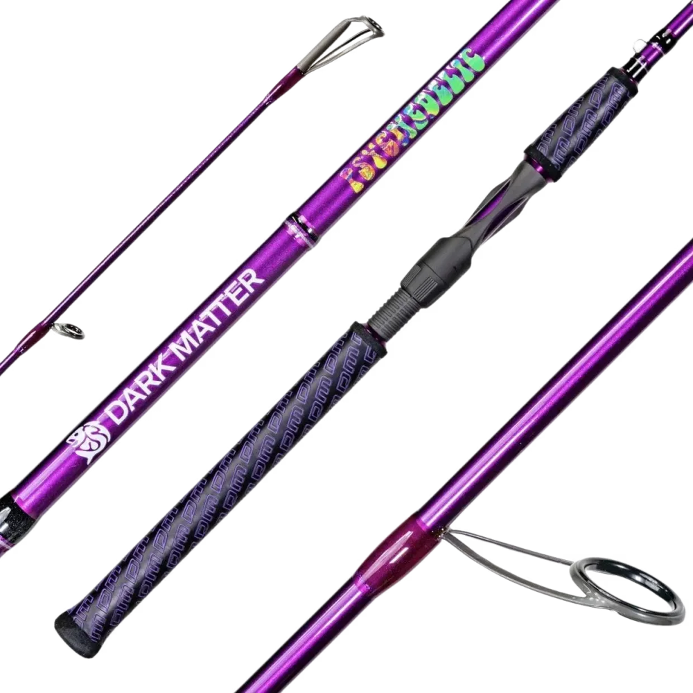 Spinning Rod 7' green red
