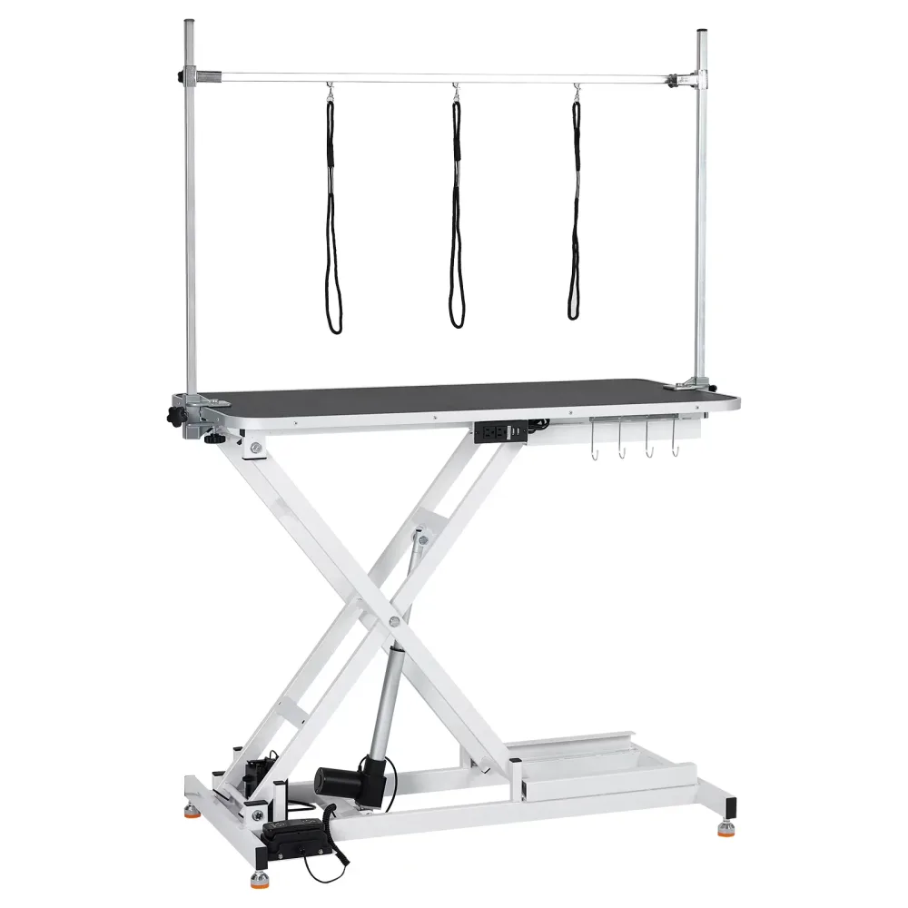 Dog Grooming 47" adjustable white