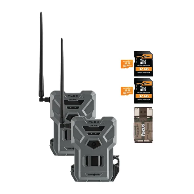 Trail Camera 100 ft 2 pack gray