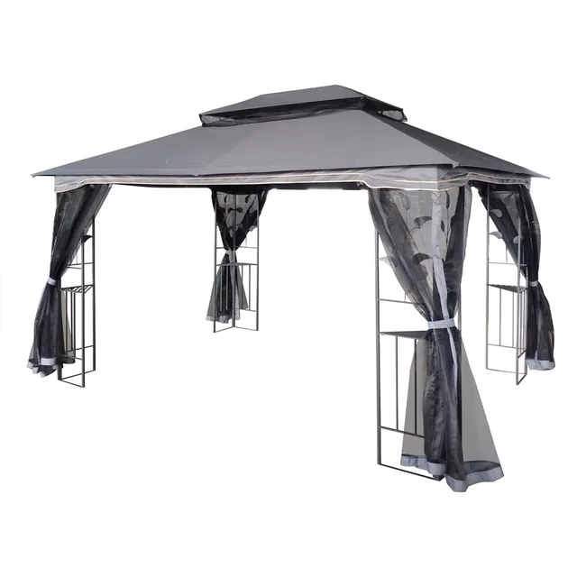 Tent waterproof gray 7-8 people