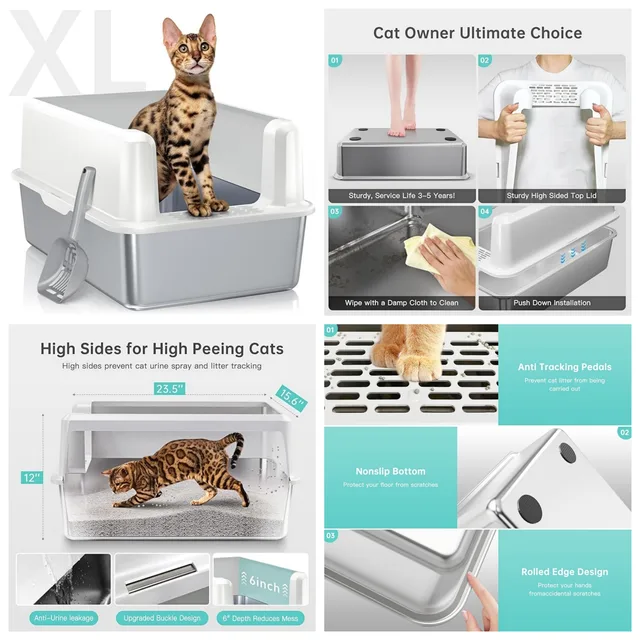 Cat Litter 23.5" 15.6" 13"