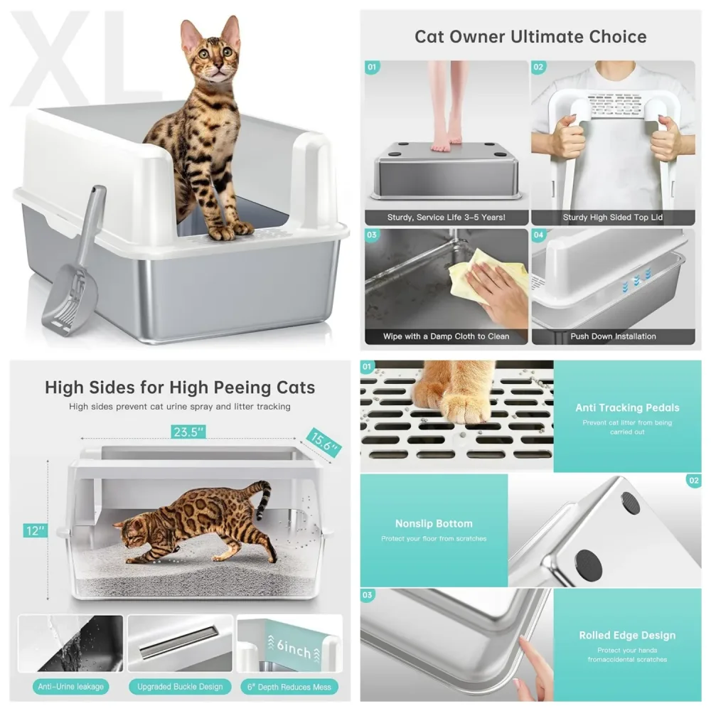 Cat Litter 23.5" 15.6" 13"