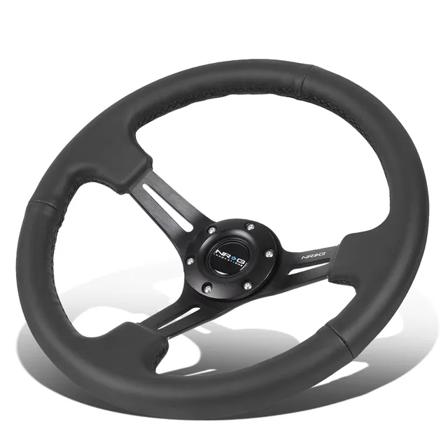 Racing Steering 350mm 3" black