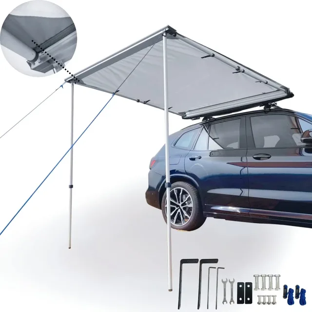 Car Awning waterproof gray 6.5ft