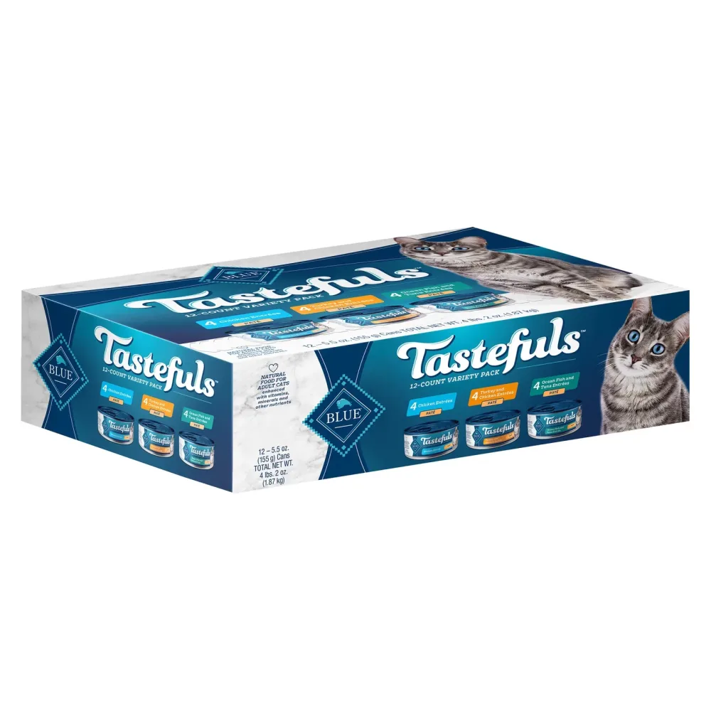 Cat Food 5.5 oz blue