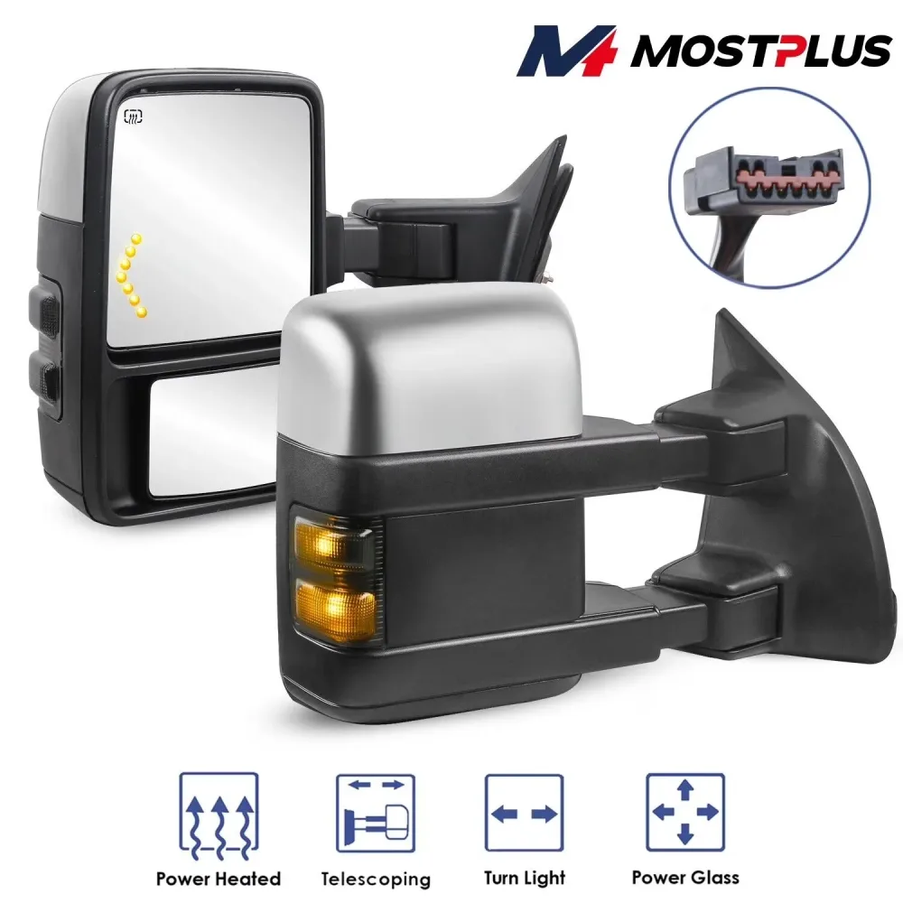 Mirror folding telescoping