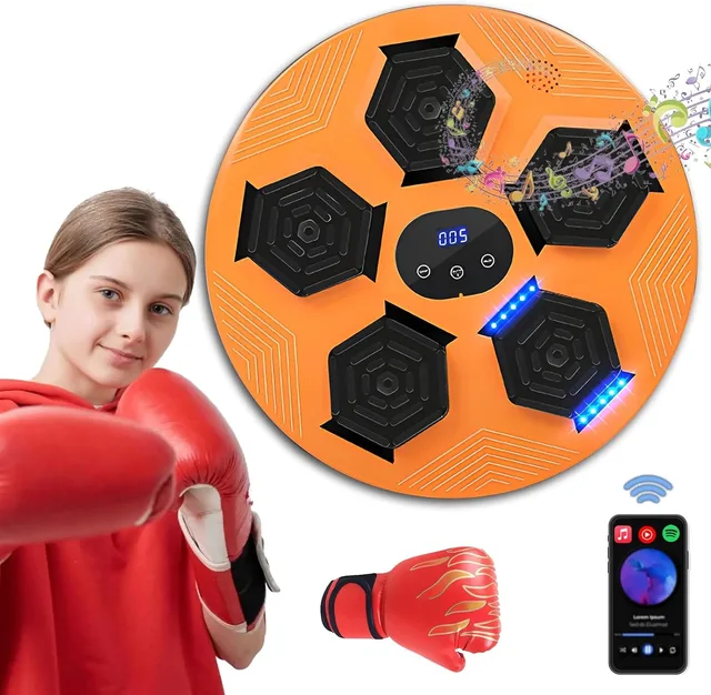 Music Boxing rechargeable orange bluetooth