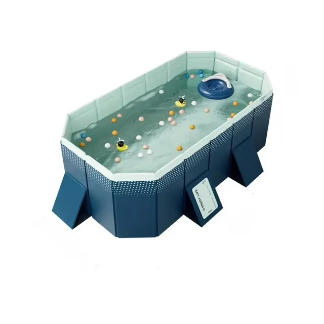 Folding Pool 310 gallon blue