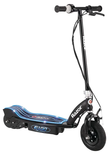 Electric Scooter black blue 8"