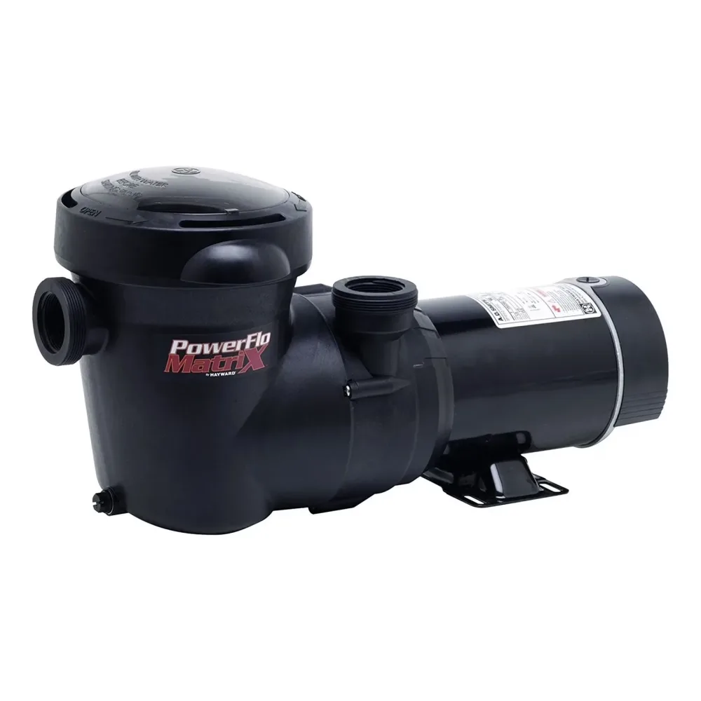 Pool Pump 1.5 hp 15.5 inches black
