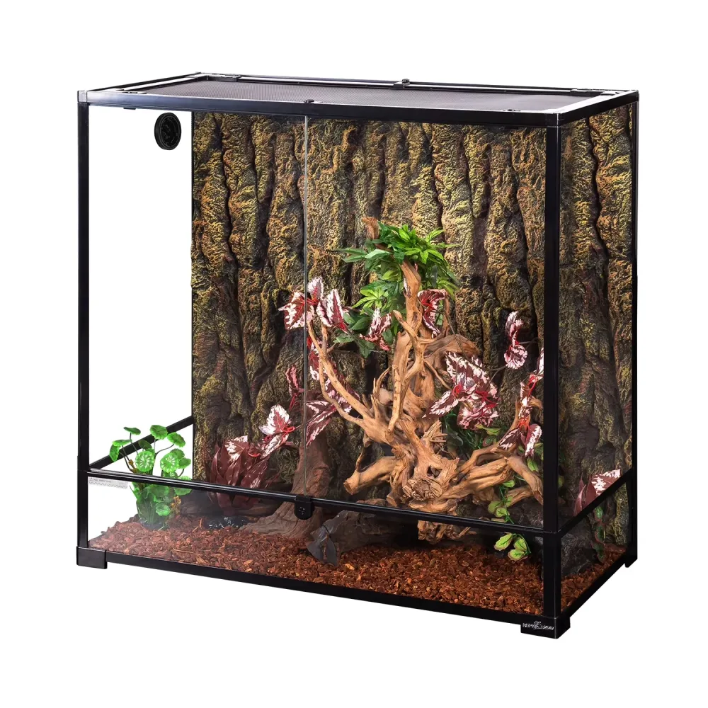 Glass Reptile black 100 gallon waterproof