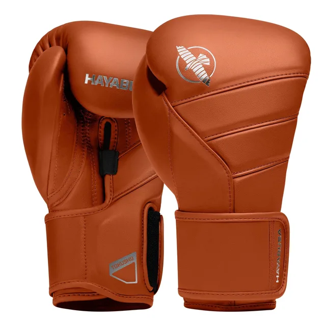 Leather Boxing 14oz green orange