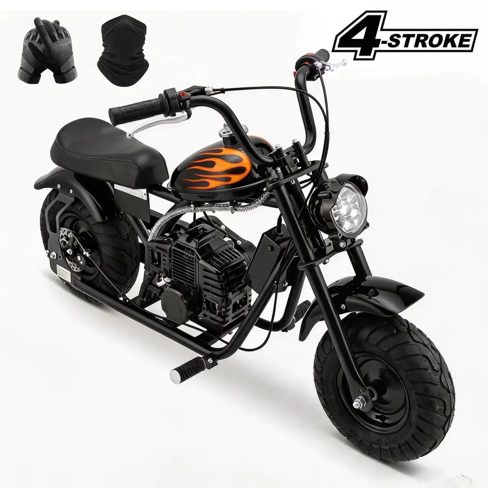 Dirt Bike 6" black 165 lbs