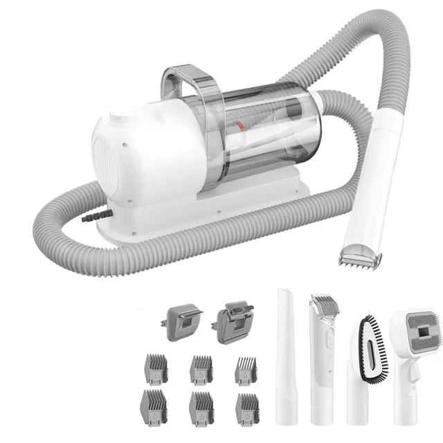 Grooming portable white gray