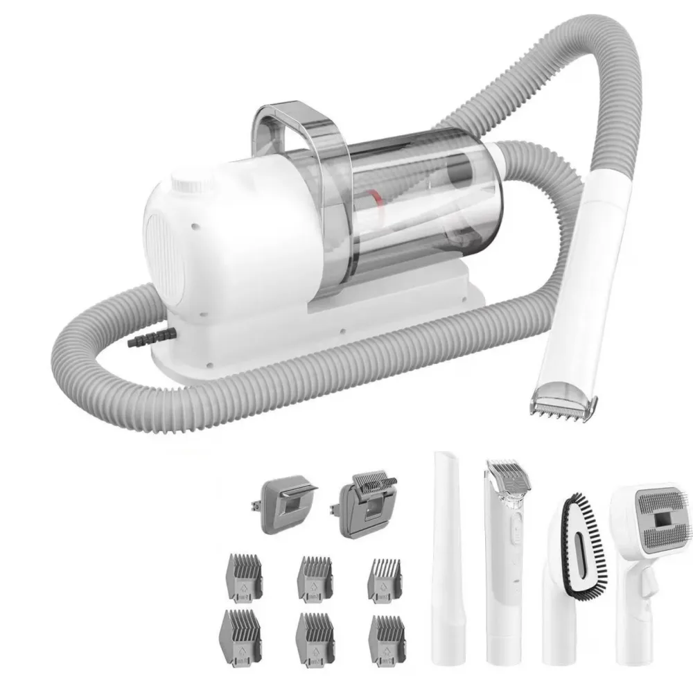 Grooming portable white gray