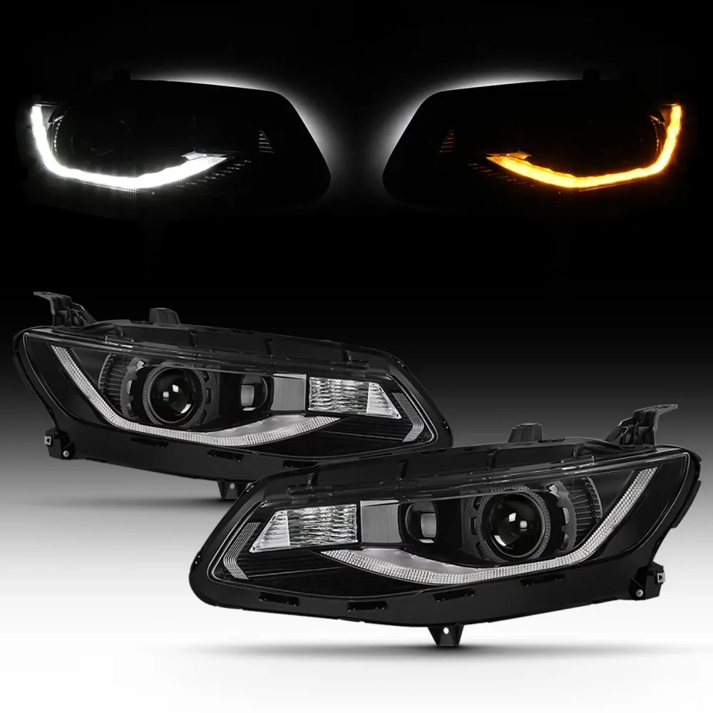 Projector Headlights led black