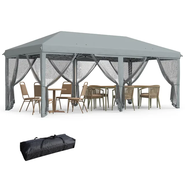 Tent gray portable